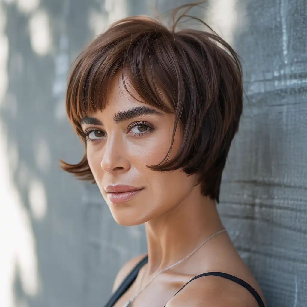 Short Shag with Tapered Ends