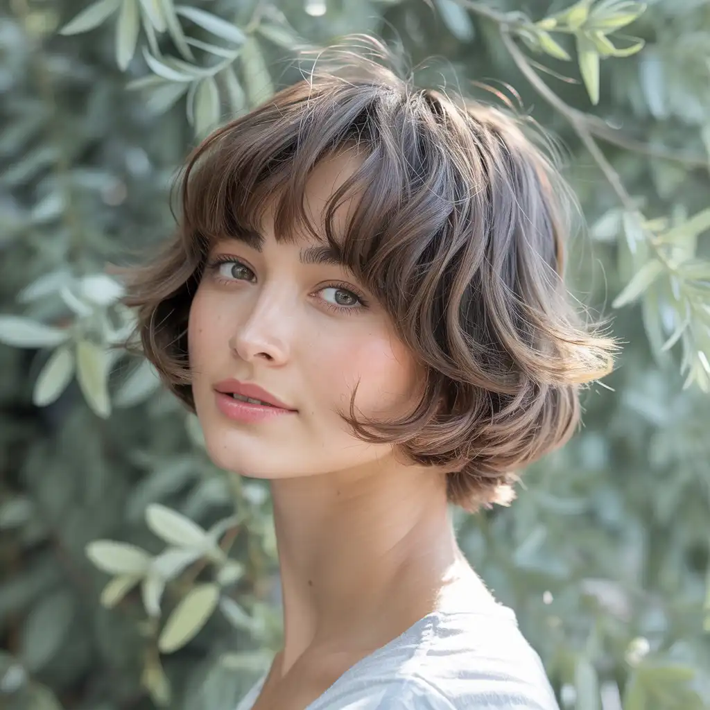 Short Shag with Wispy Fringe