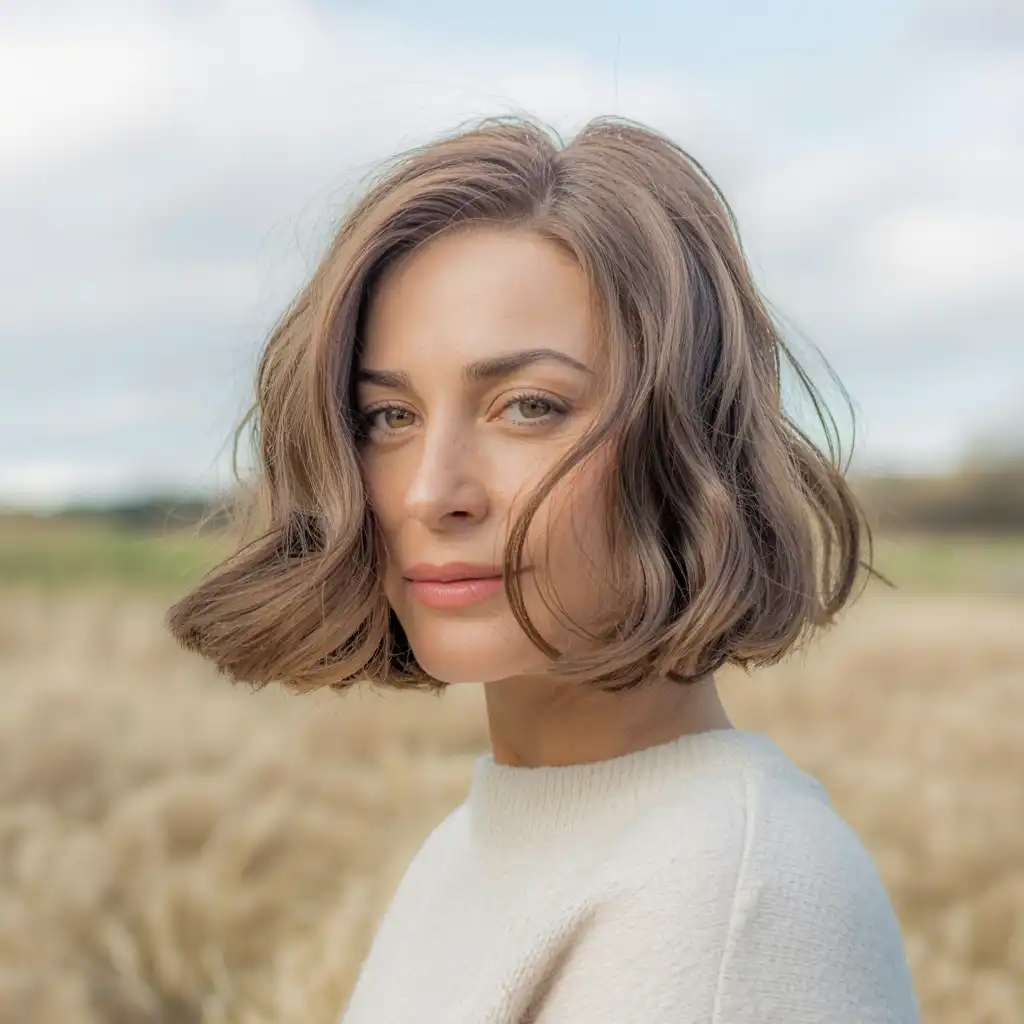 Shoulder-Length Bob with Texture
