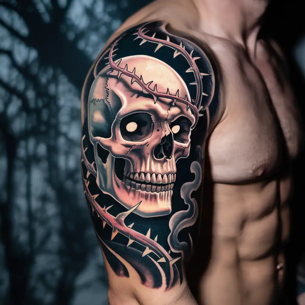 Skull and Smoke Fusion