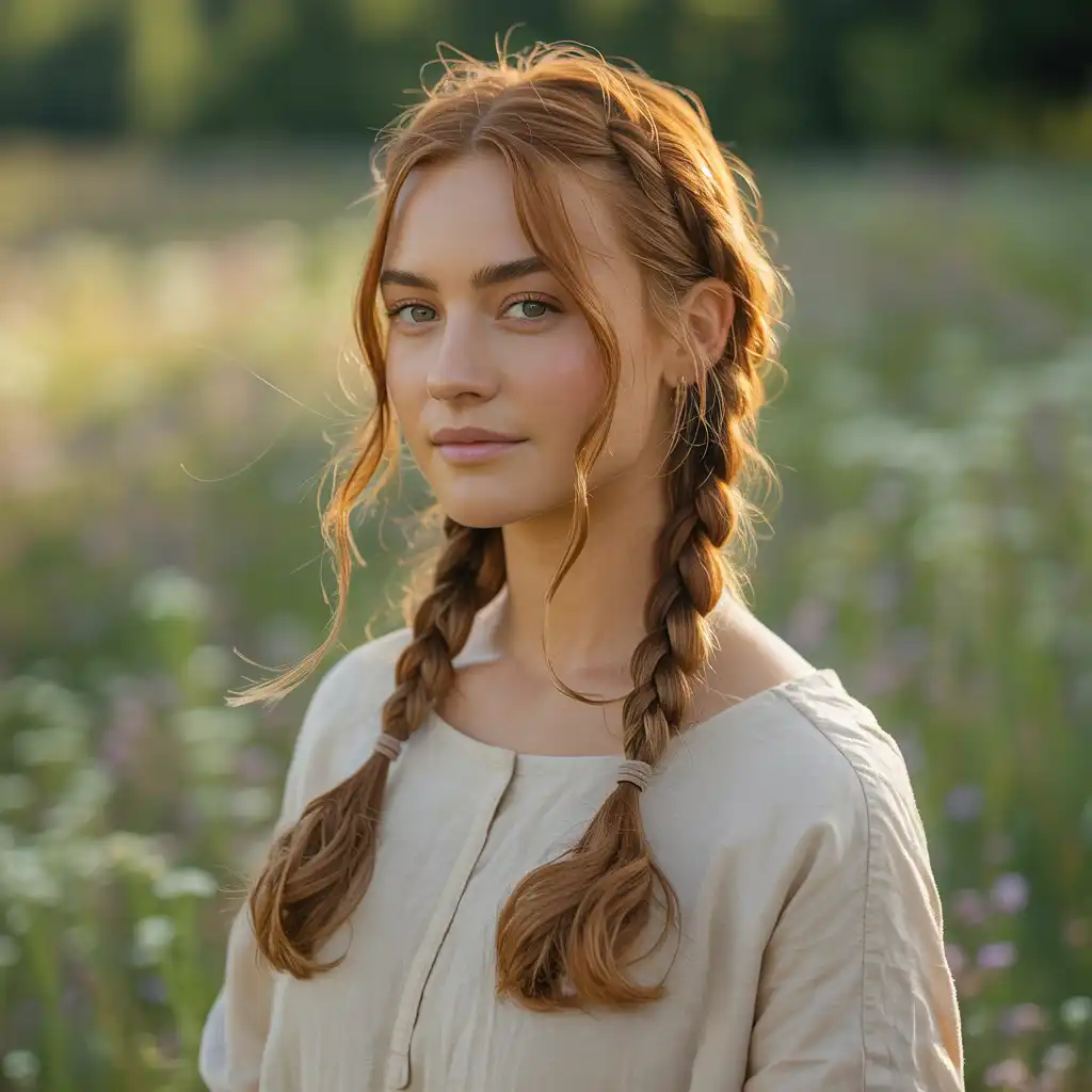 Soft Braided Ponytail