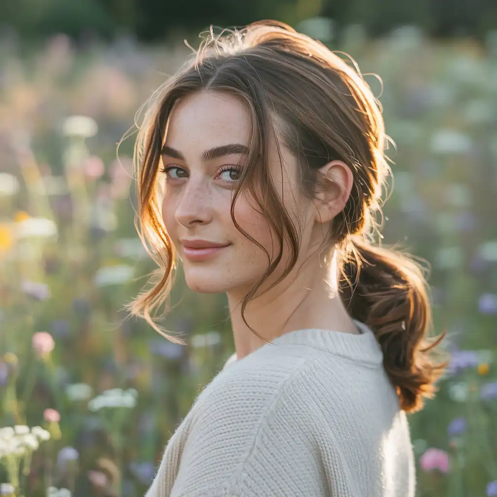 Soft Layered Ponytail