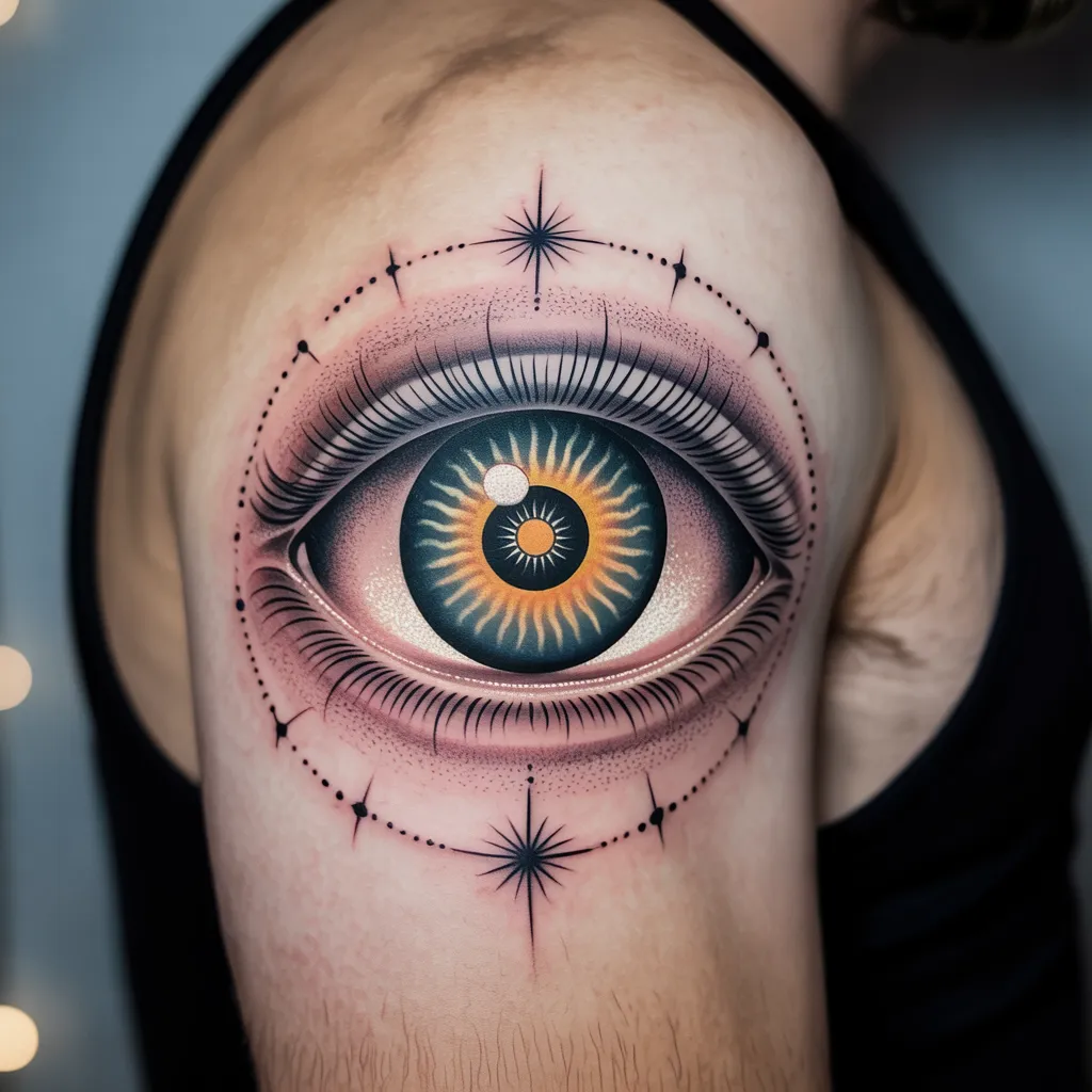 Sun & Moon Eye Tattoo Meaning