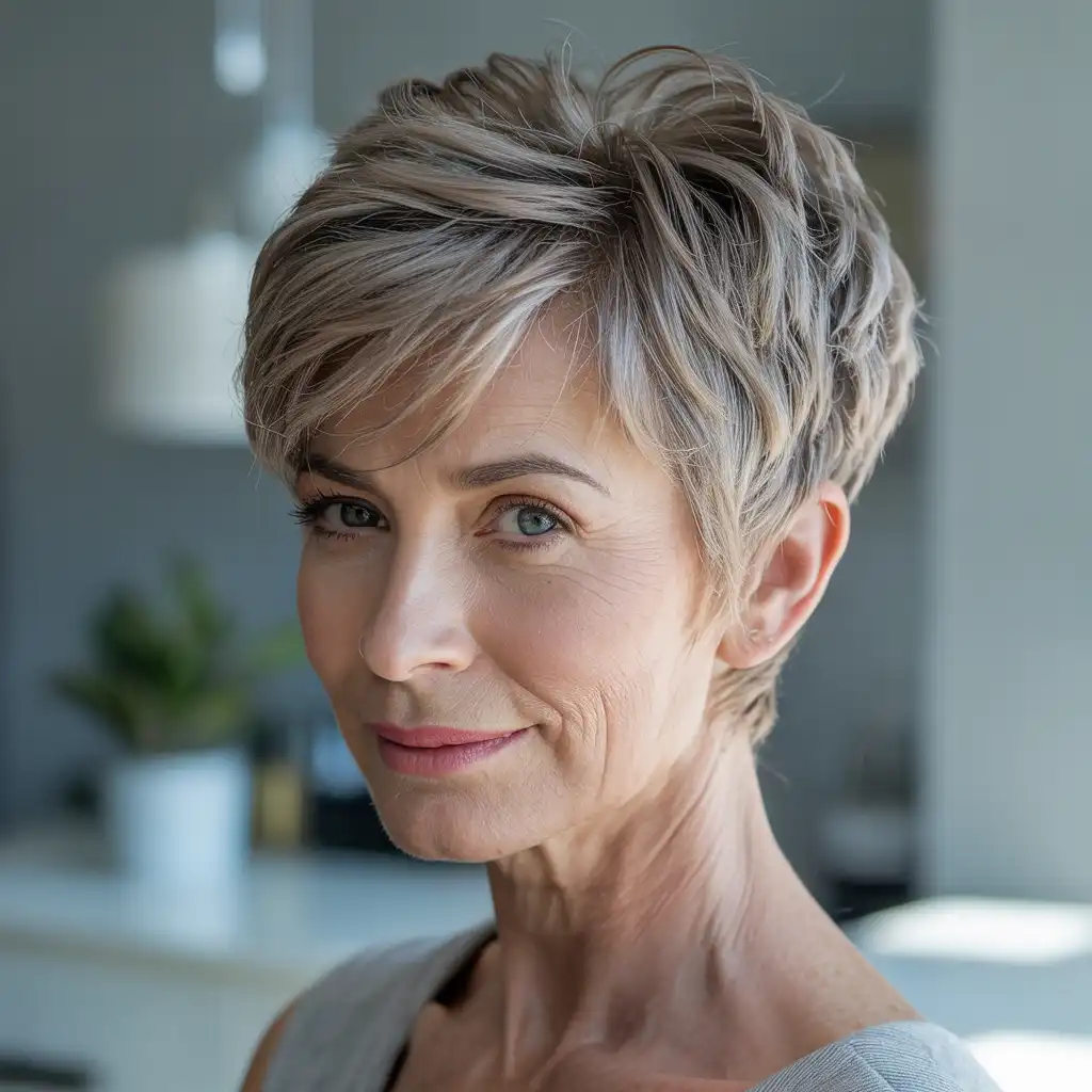 Textured Pixie Cut