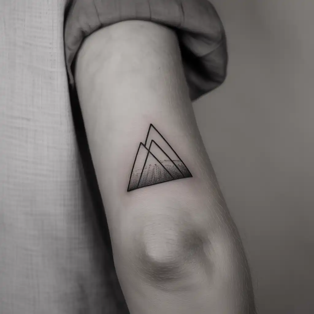 Timeless Minimal Mountain Icon