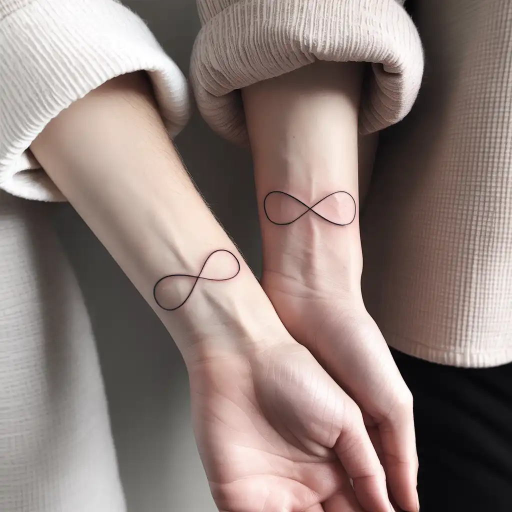 Tiny Infinity Symbol Tattoos