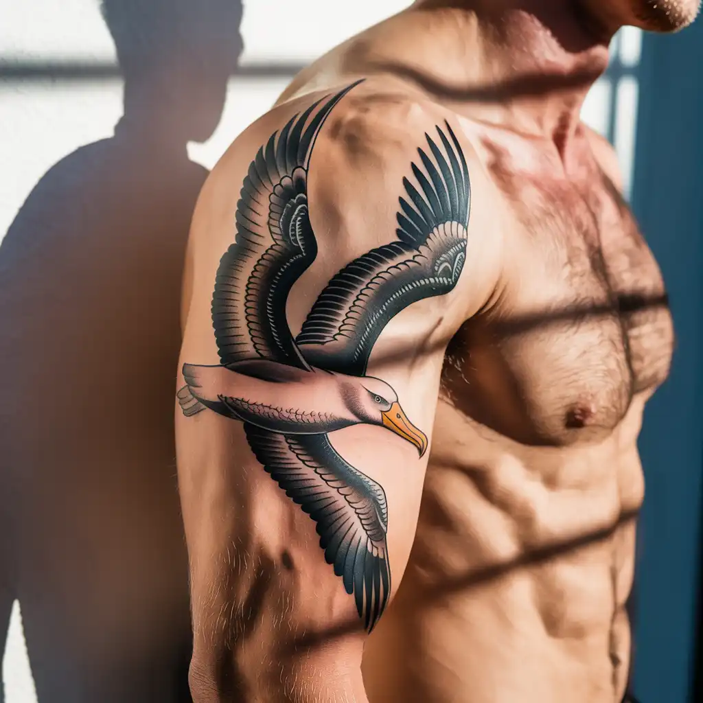 Traditional Albatross Tattoo