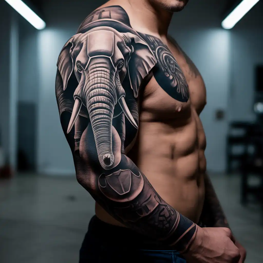 Warrior Elephant Battle Sleeve