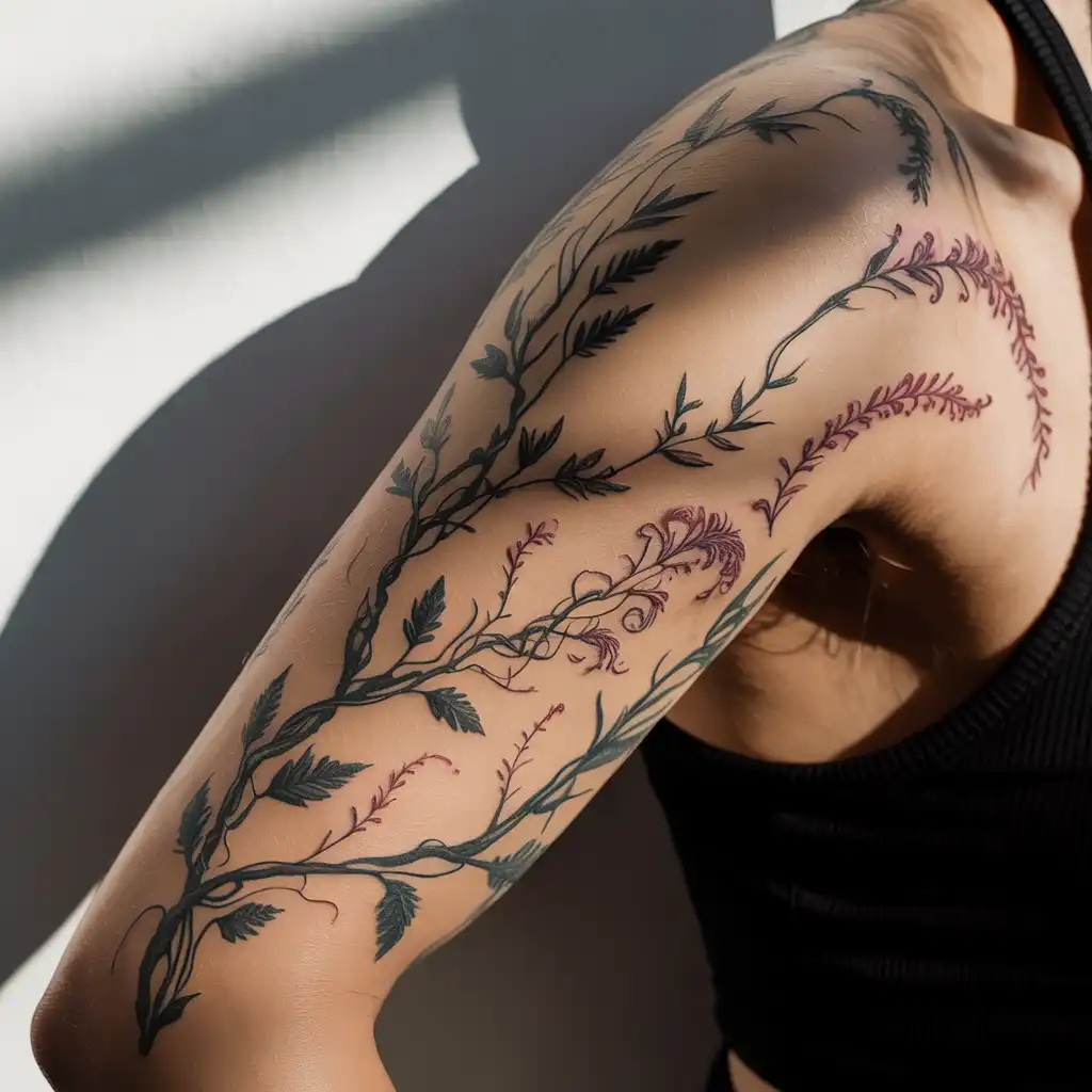 Wild Vine Natural Wrap Tattoo