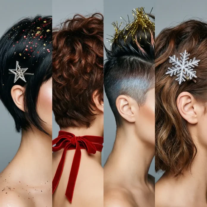 20 Holiday Hairstyles for Short Hair