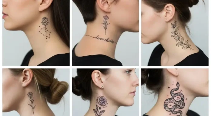 20 Neck Tattoo Ideas for Women