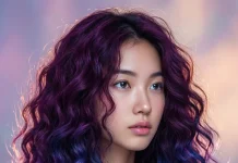 20 Purple Highlights Curly Hair