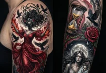 24 Full Sleeve Tattoo Ideas Elevating Feminine Dramatic Art