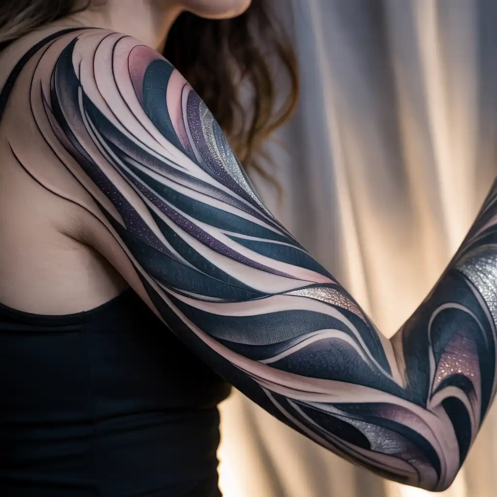 Abstract Feminine Art Sleeve
