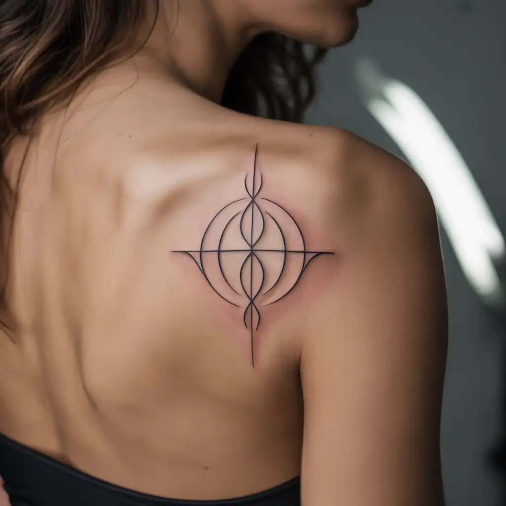 Abstract Symbol Drawing Tattoo
