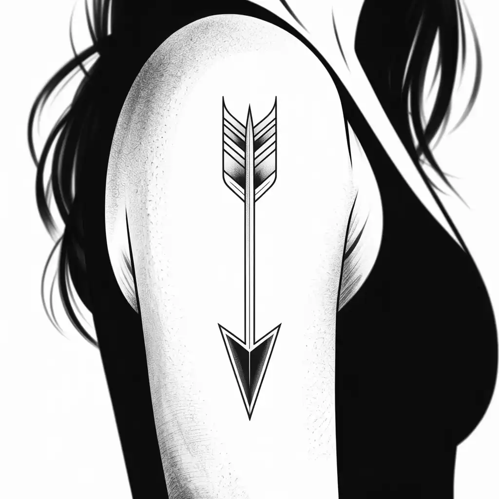 Arrow Minimal Drawing