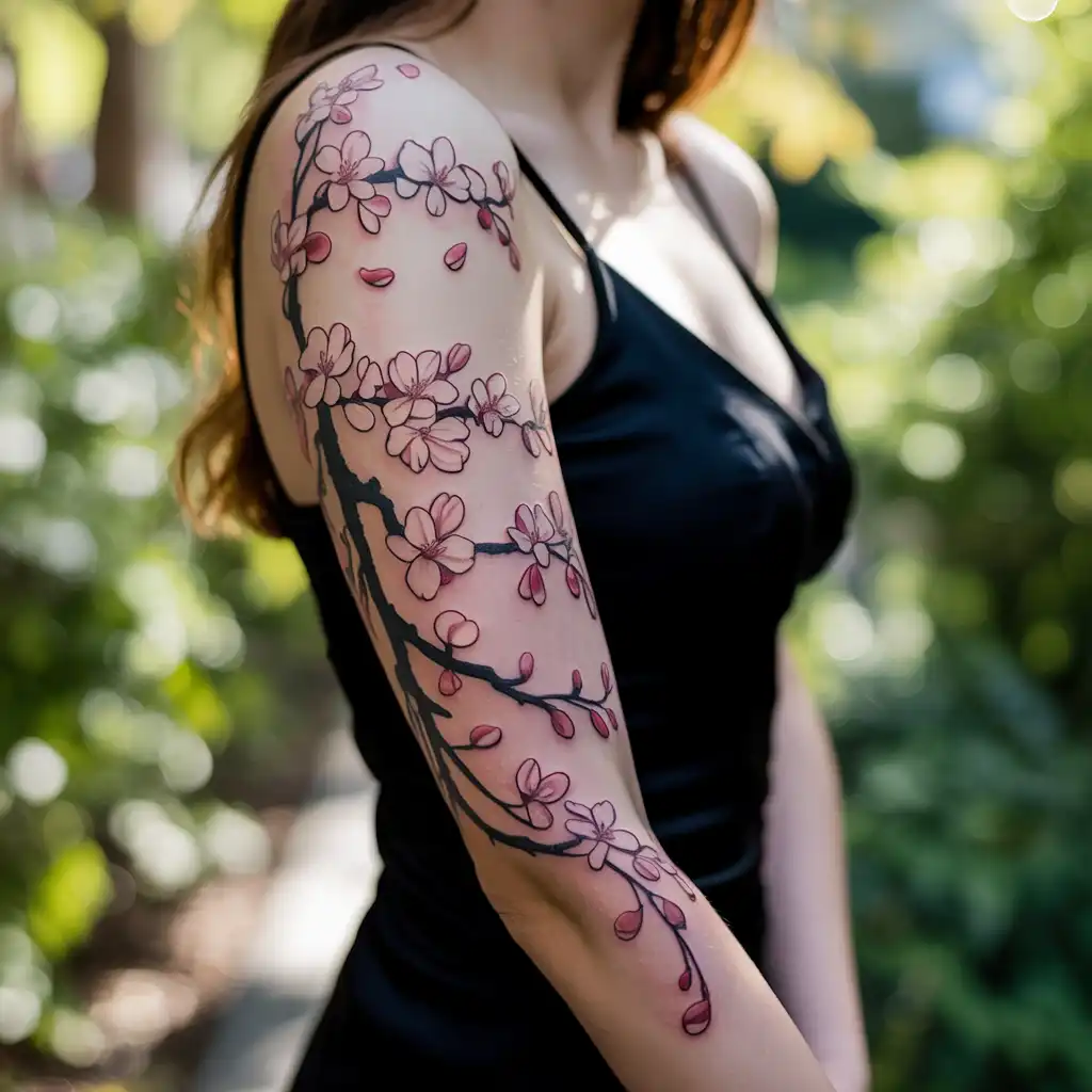 Cherry Blossom Wind Sleeve