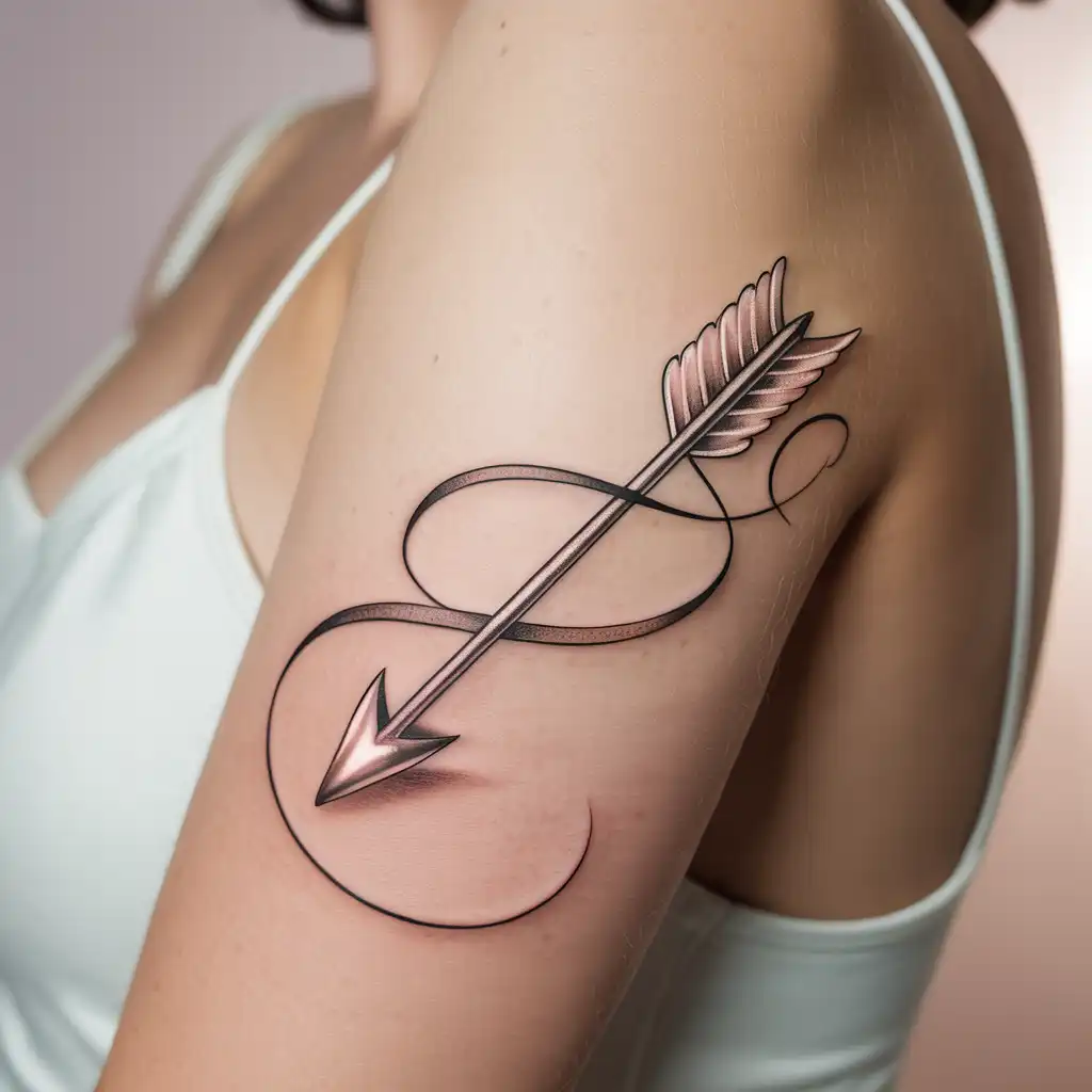 Cupid Arrow Tattoo