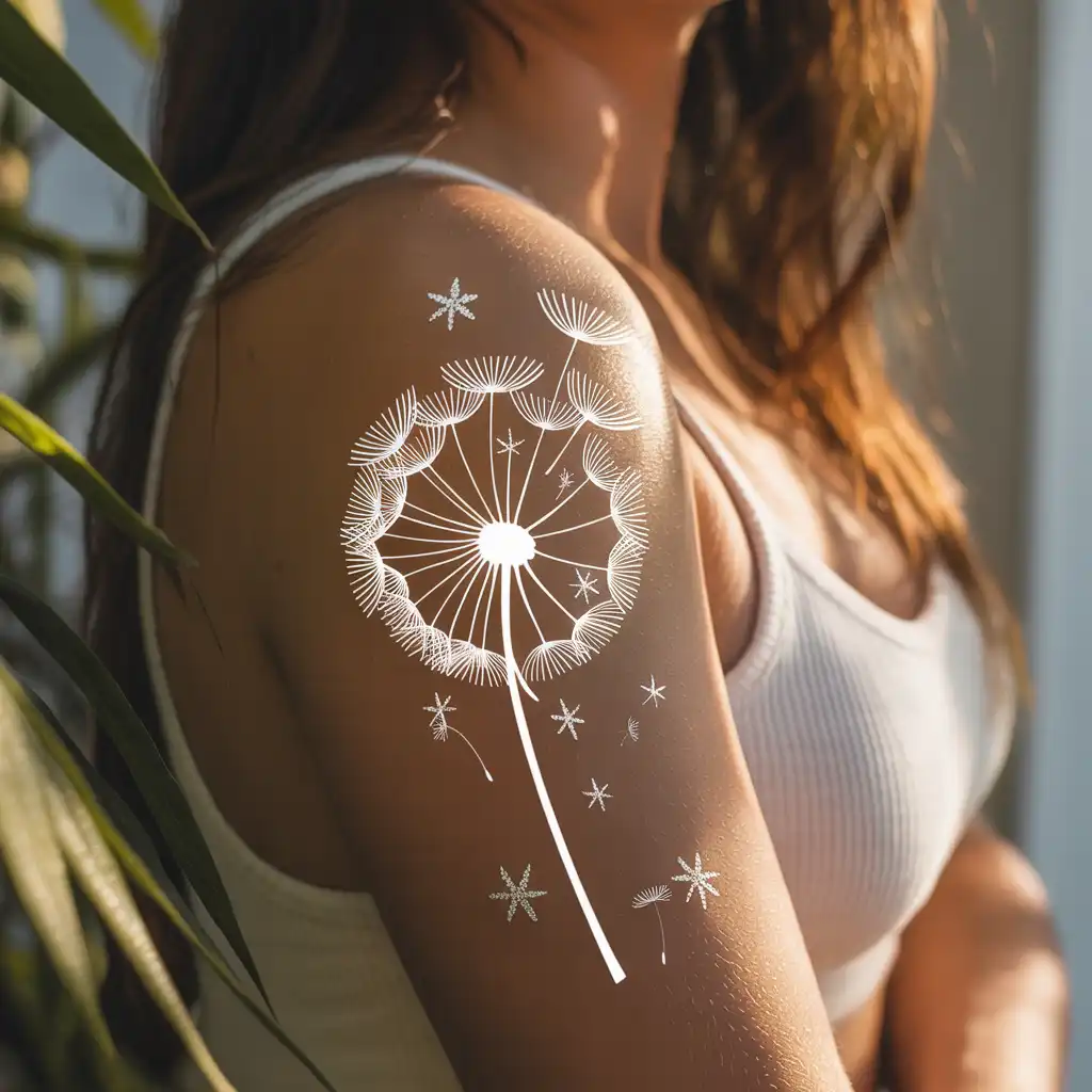 Dandelion with Stars