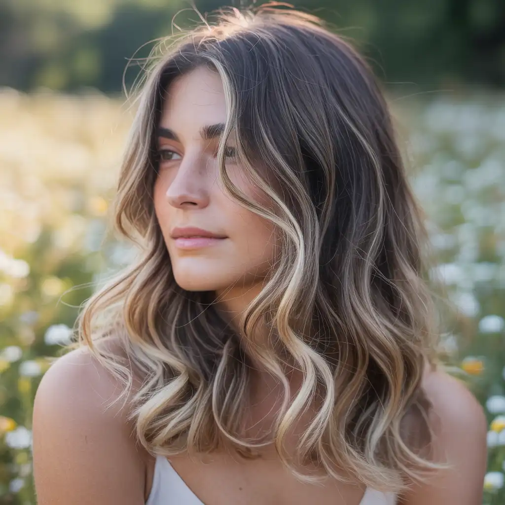 Dark Blonde Balayage