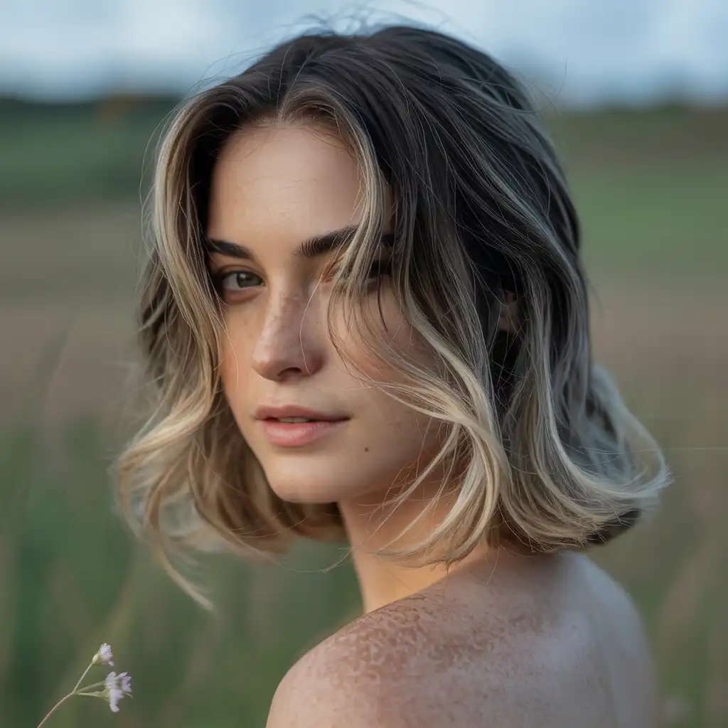 Dark Blonde with Natural Roots