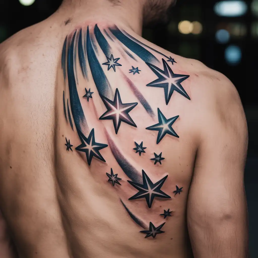 Falling Stars Tattoo