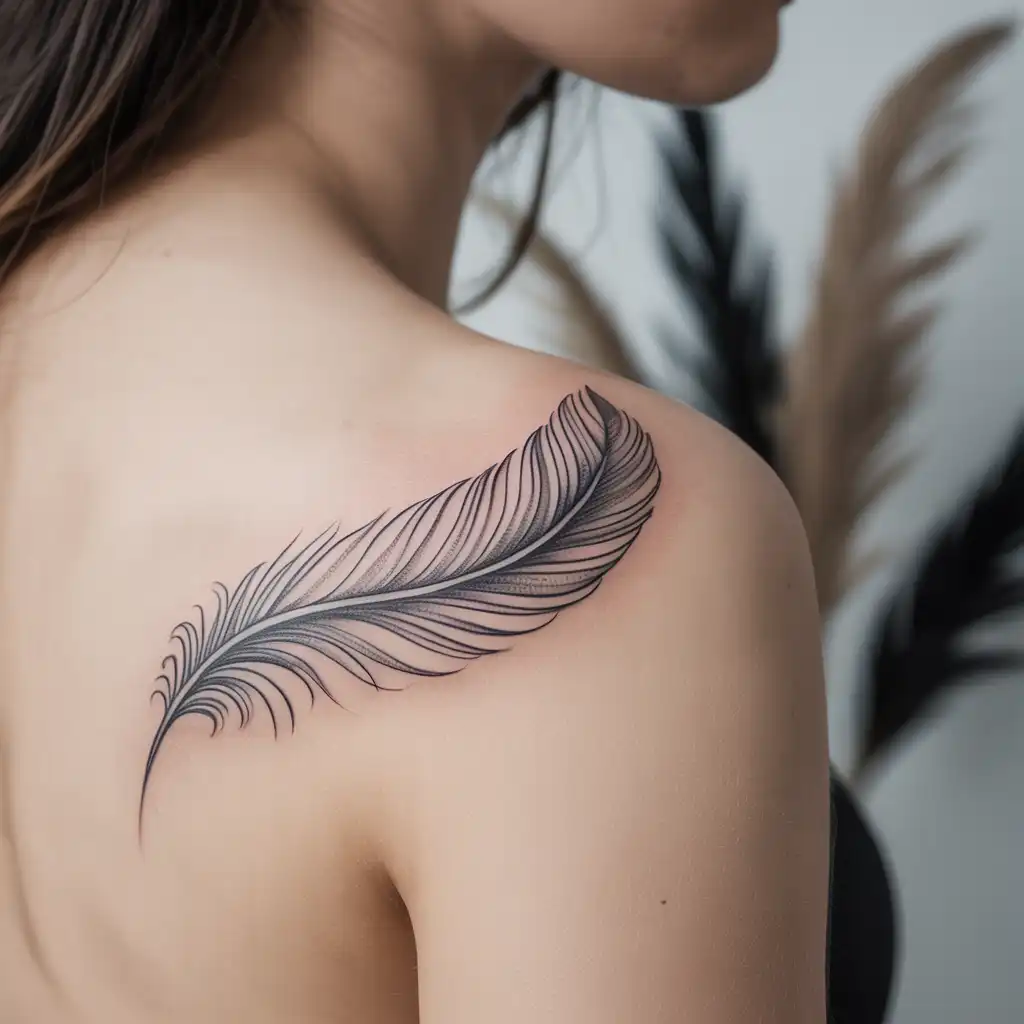 Feather Rib Tattoo