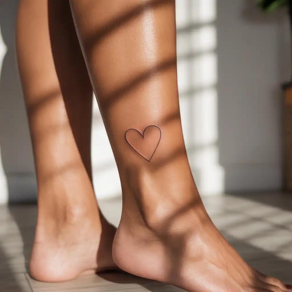 Heart Outline Tattoo
