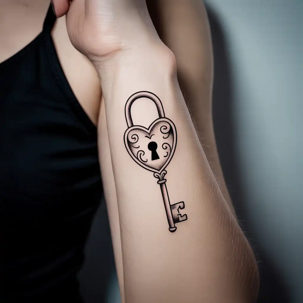 Lock and Key Valentine Flash