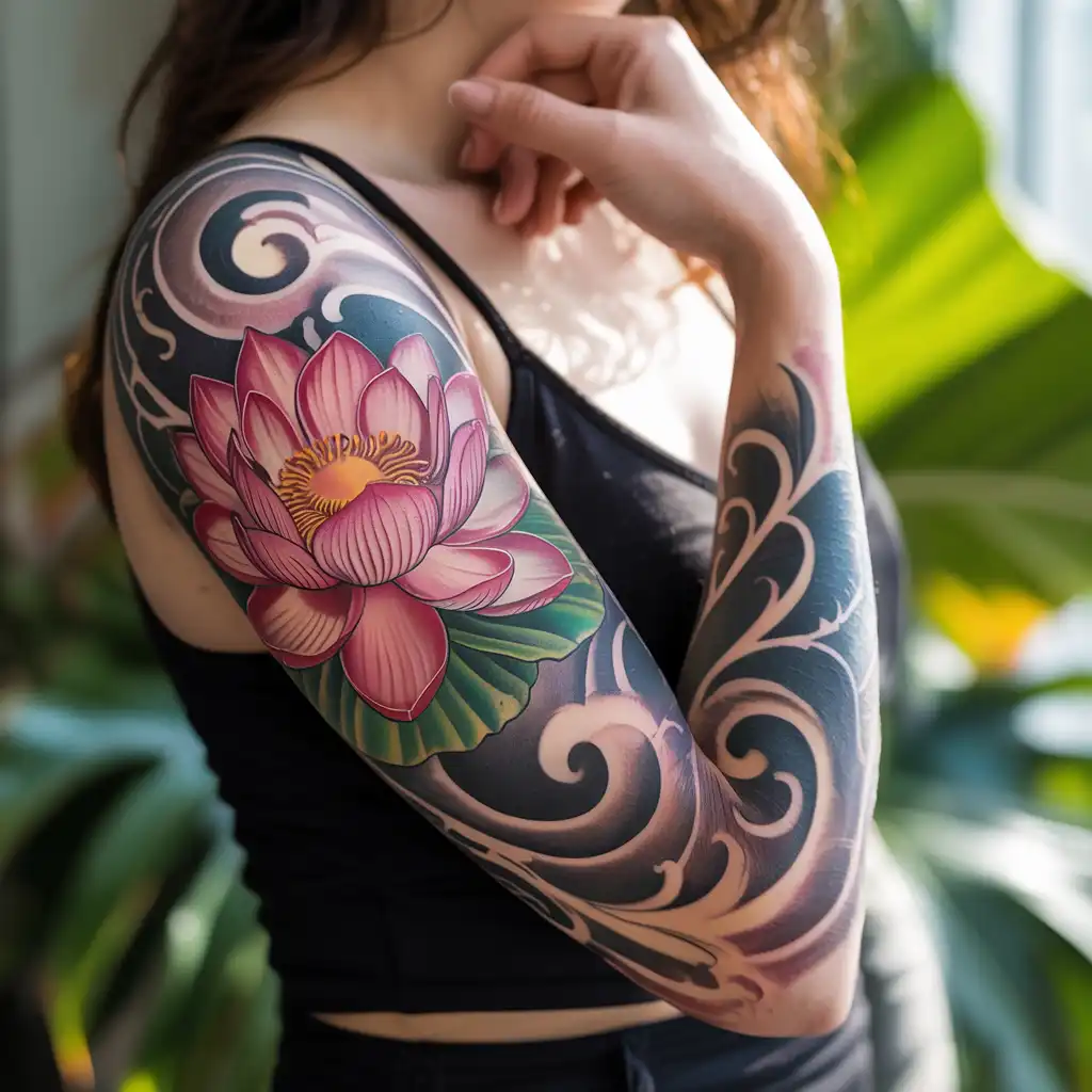 Lotus Enlightenment Sleeve