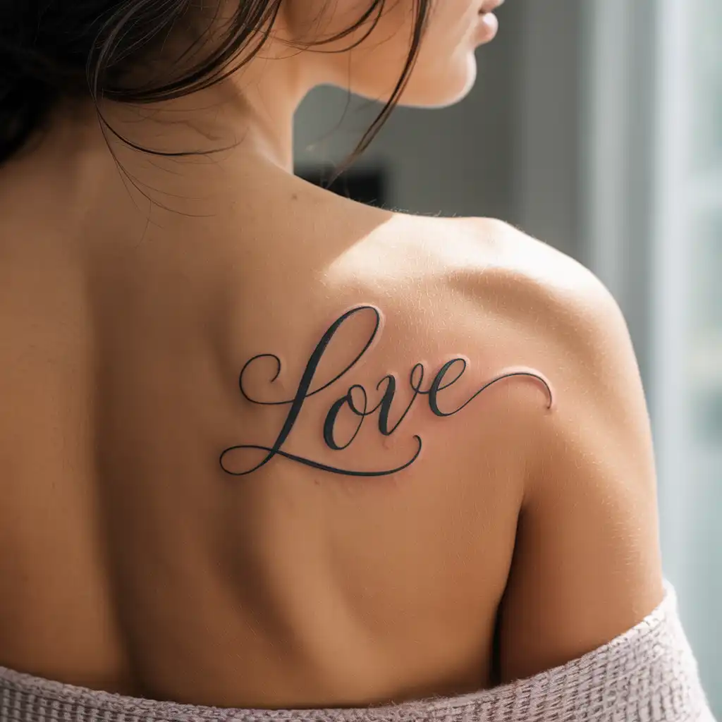 Love Script Tattoo