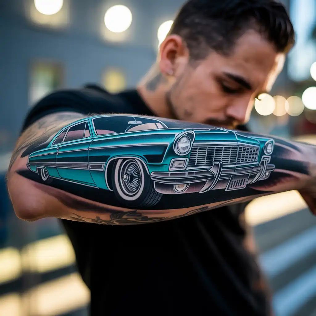 Lowrider Chicano Tattoo