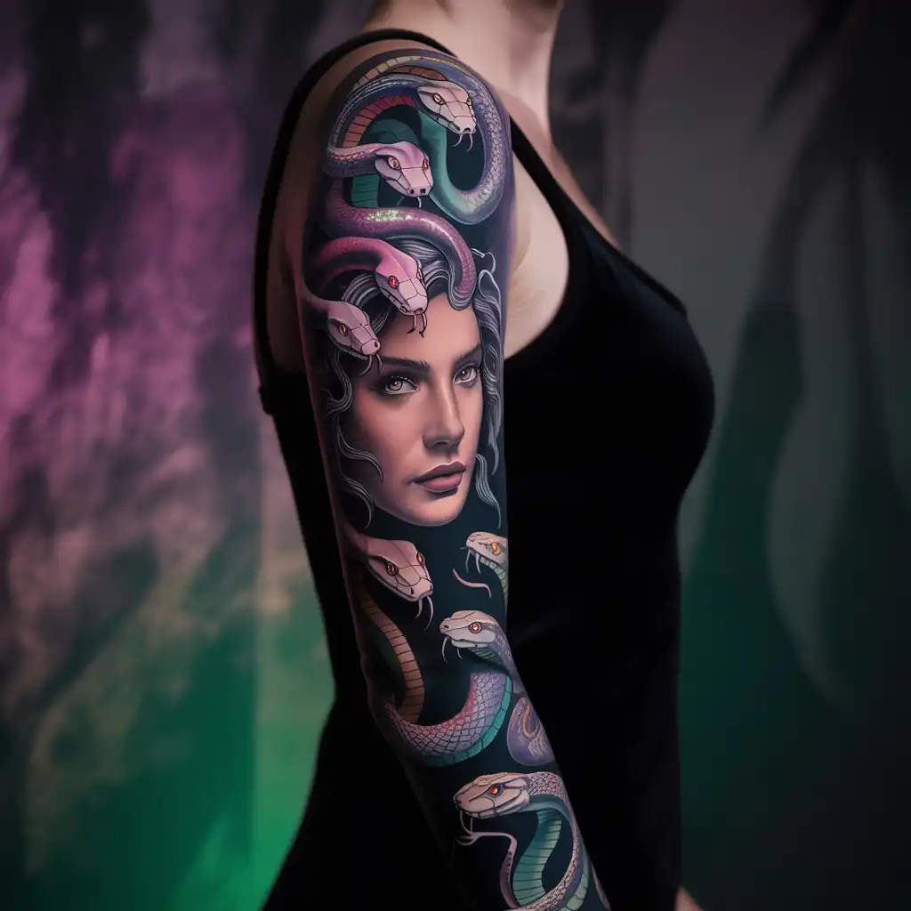Medusa Feminine Power Sleeve