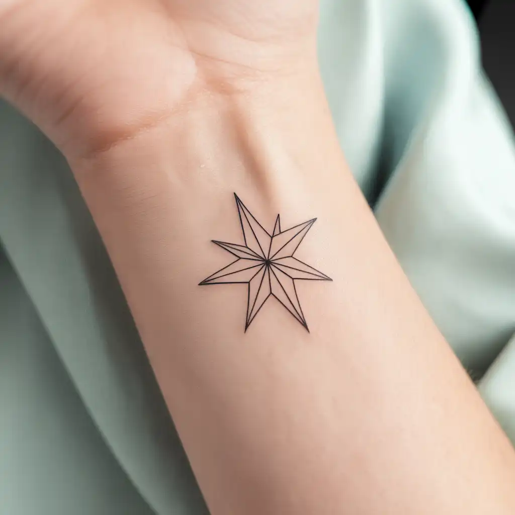 Minimal Star Tattoo