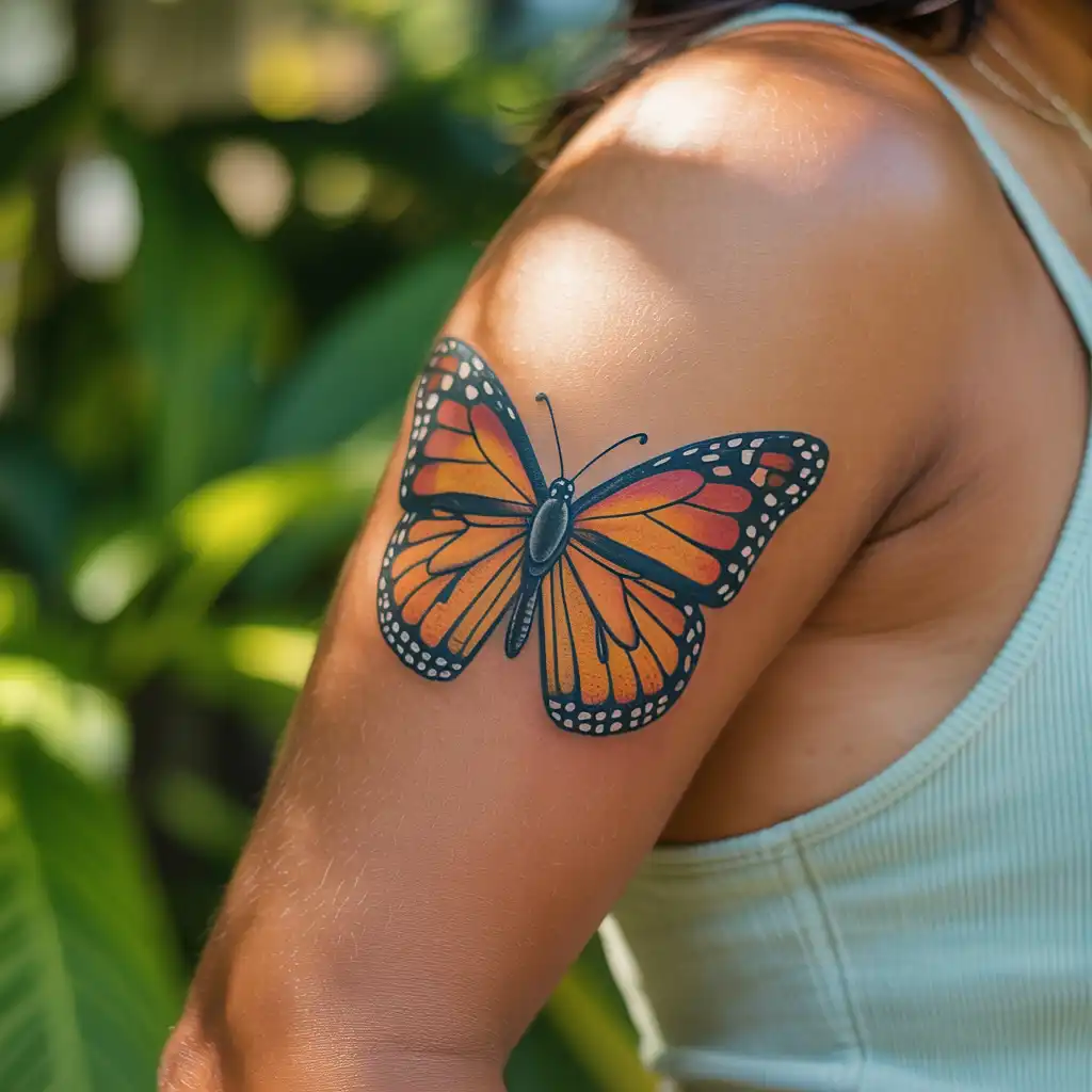 Monarch Butterfly Tattoo