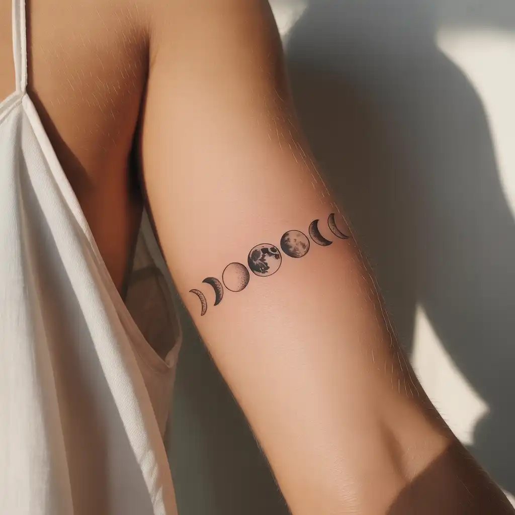 Moon Phase Tattoo