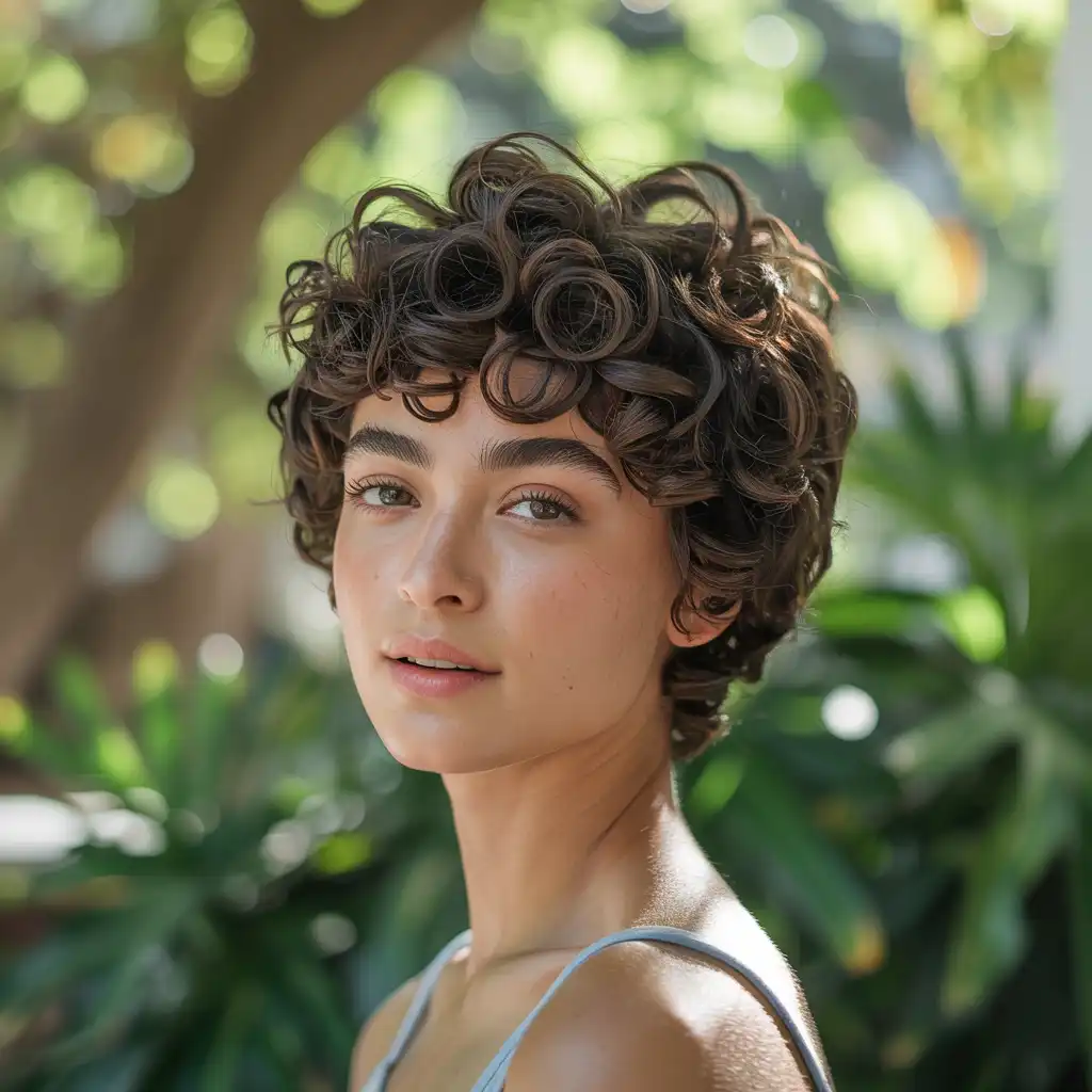 Short Curly Cut