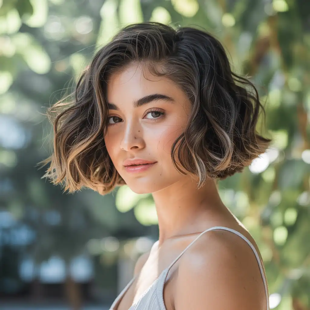 Short Wavy Bob