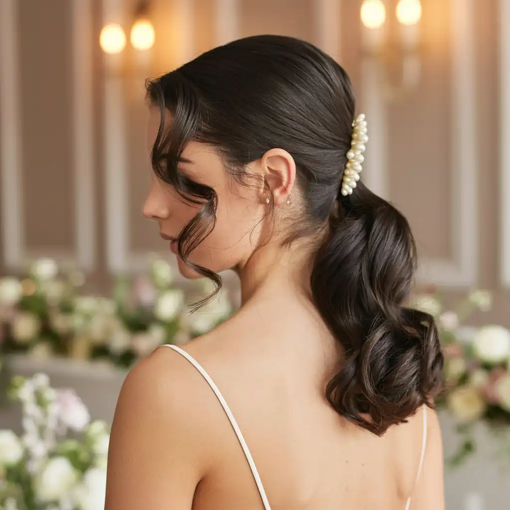Sleek Low Ponytail