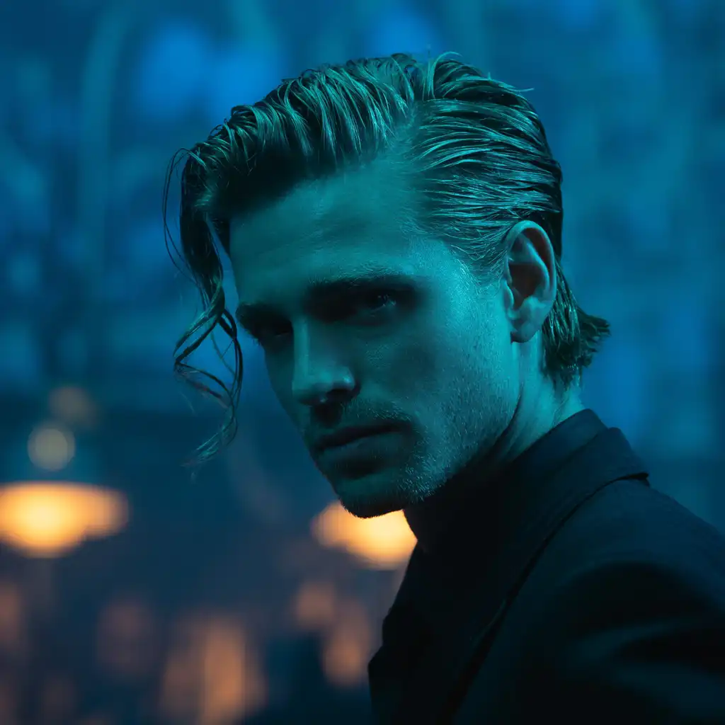 Slick Back with Loose Ends