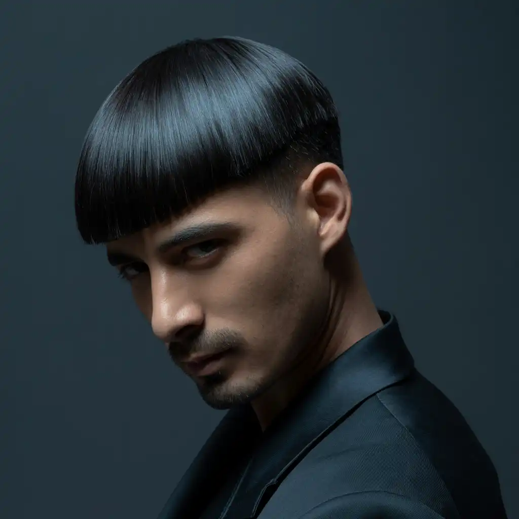 Slick Back with Tapered Ends