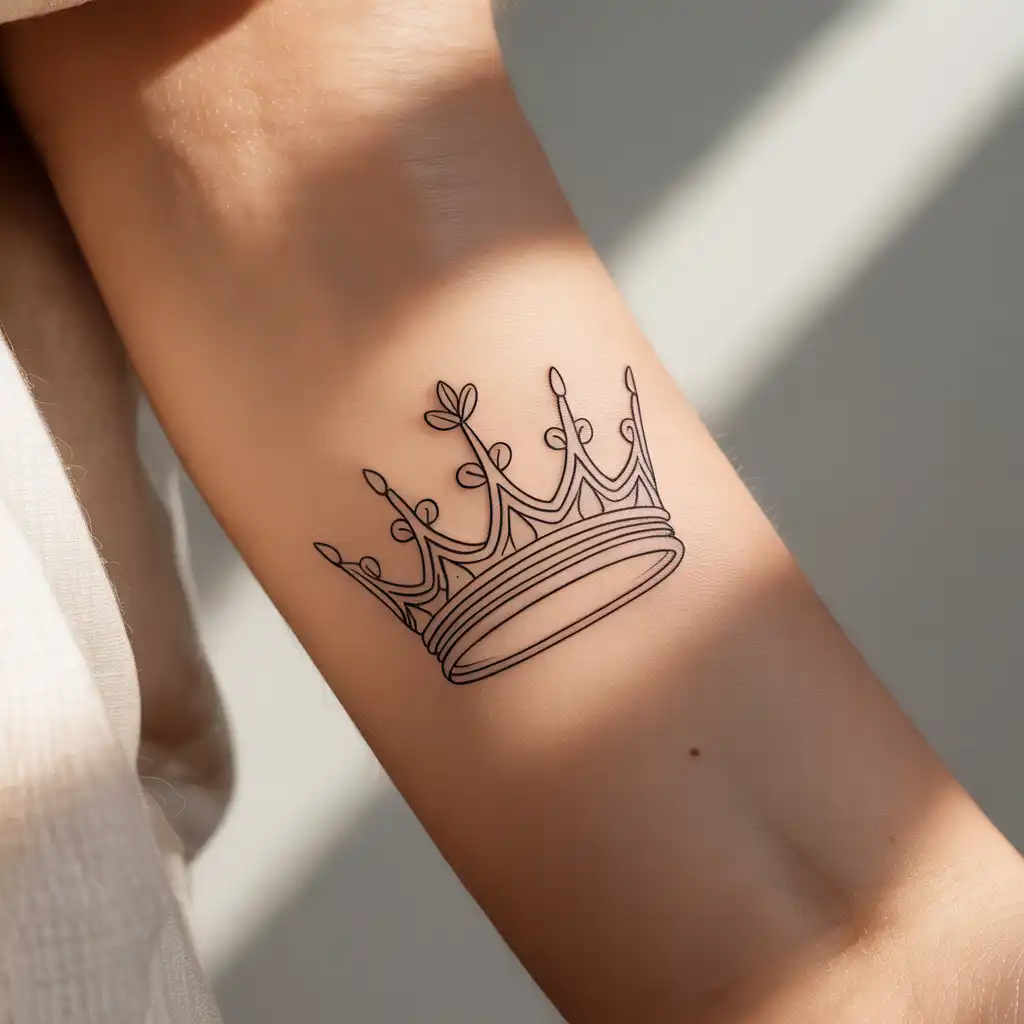 Small Crown Tattoo