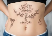 Stomach Tattoo Ideas for Females With Meaning