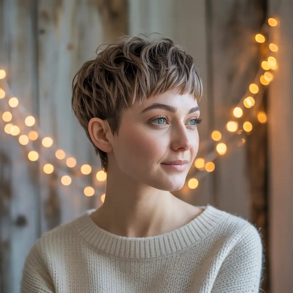 Textured Pixie Cut