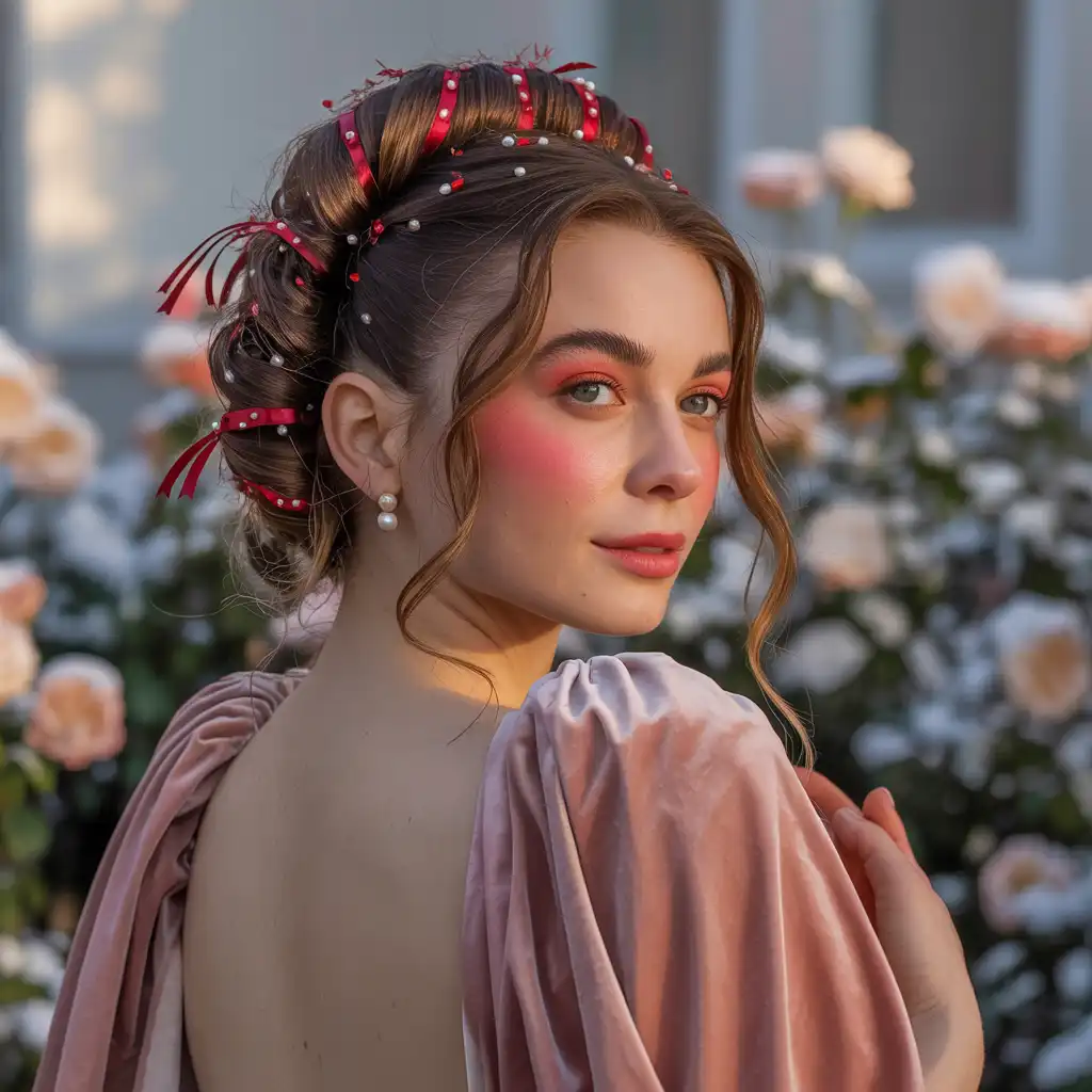 Twisted Half Up Style