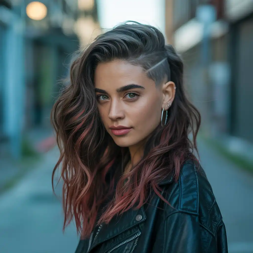 Undercut with Loose Waves