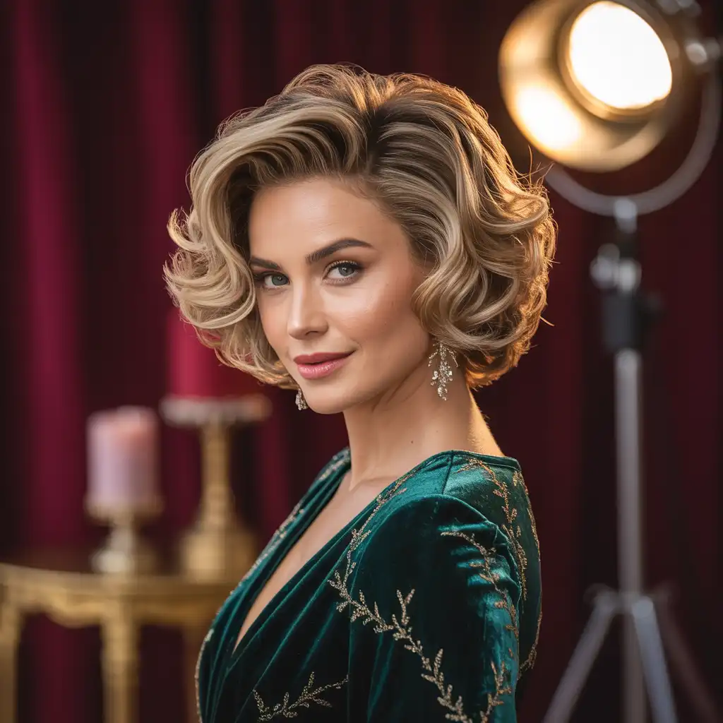 Voluminous Short Hair