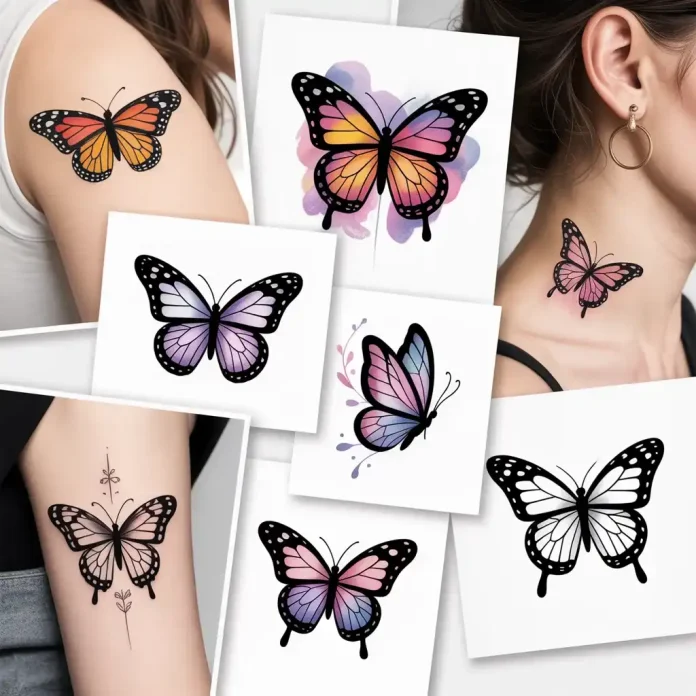 21 Butterfly Tattoo Ideas for Women